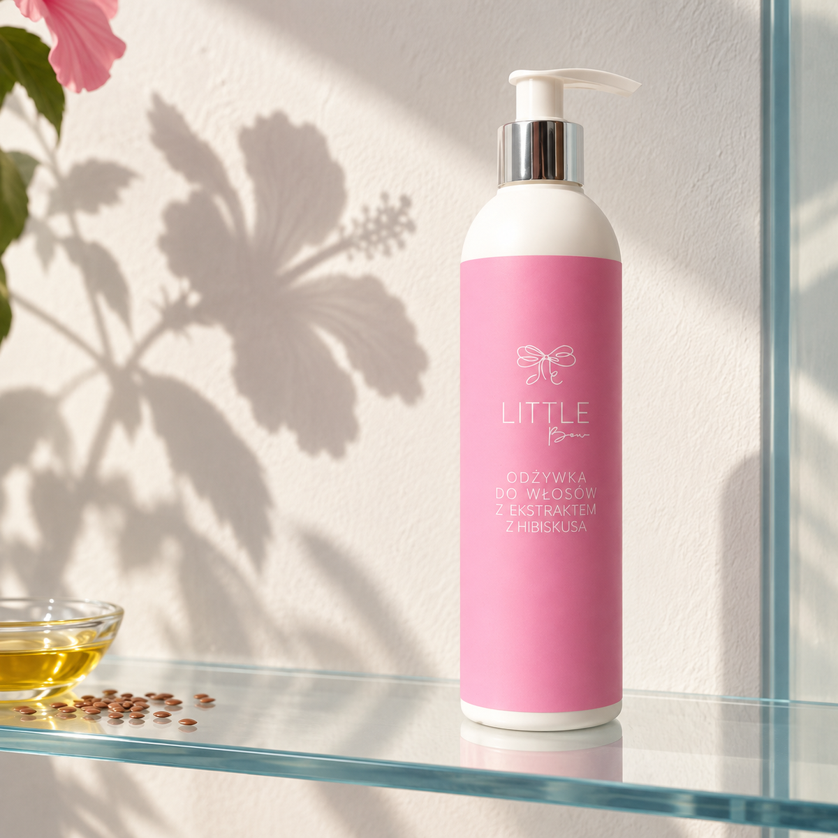 Odżywka z wyciągiem z hibiskusa Little Bow 300ml