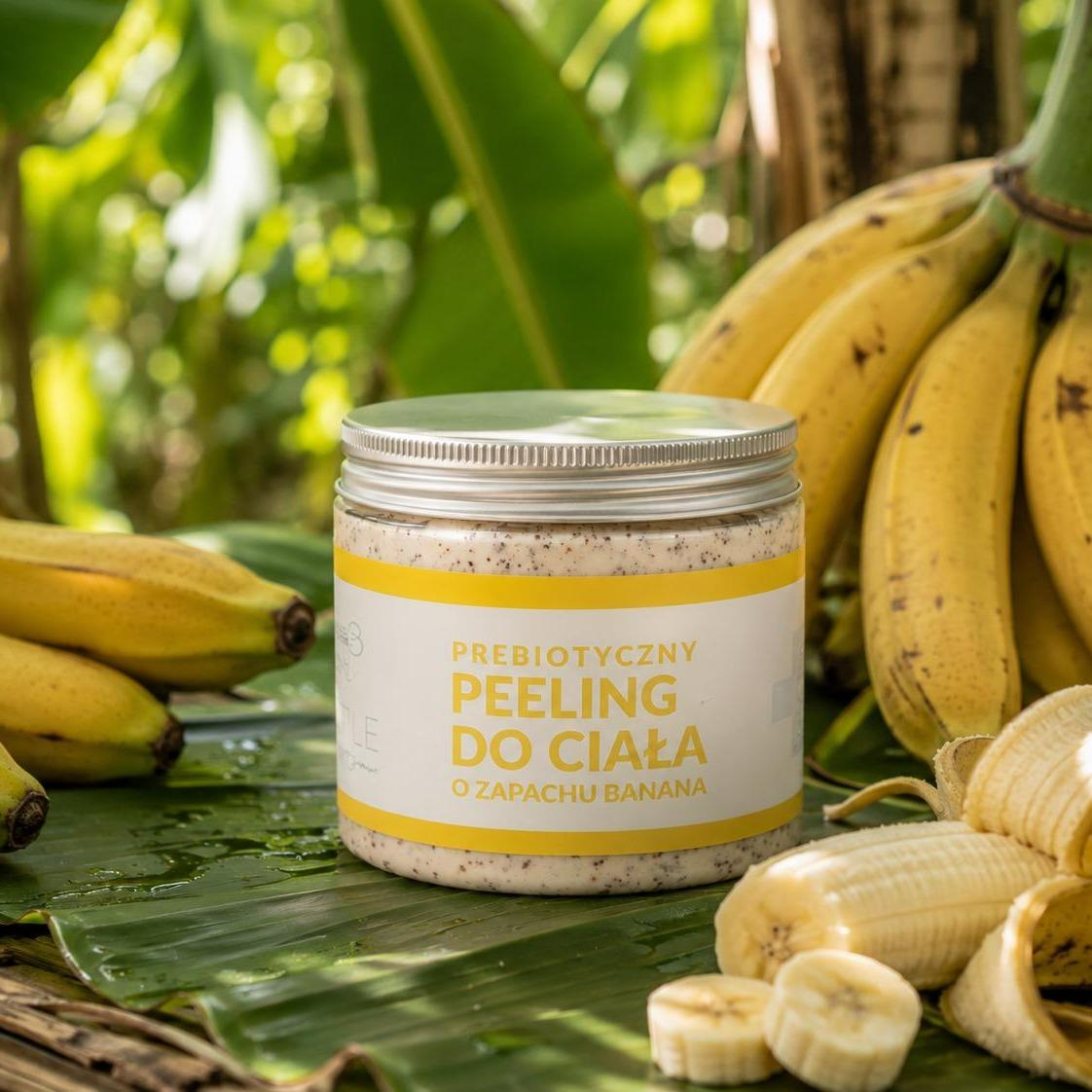 Peeling prebiotyczny do ciała BANAN 250ml - UJĘDRNIENIE