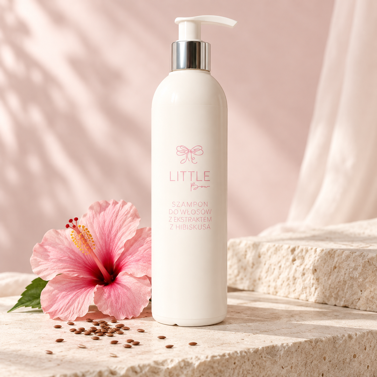 Szampon z wyciągiem z hibiskusa Little Bow 300 ml
