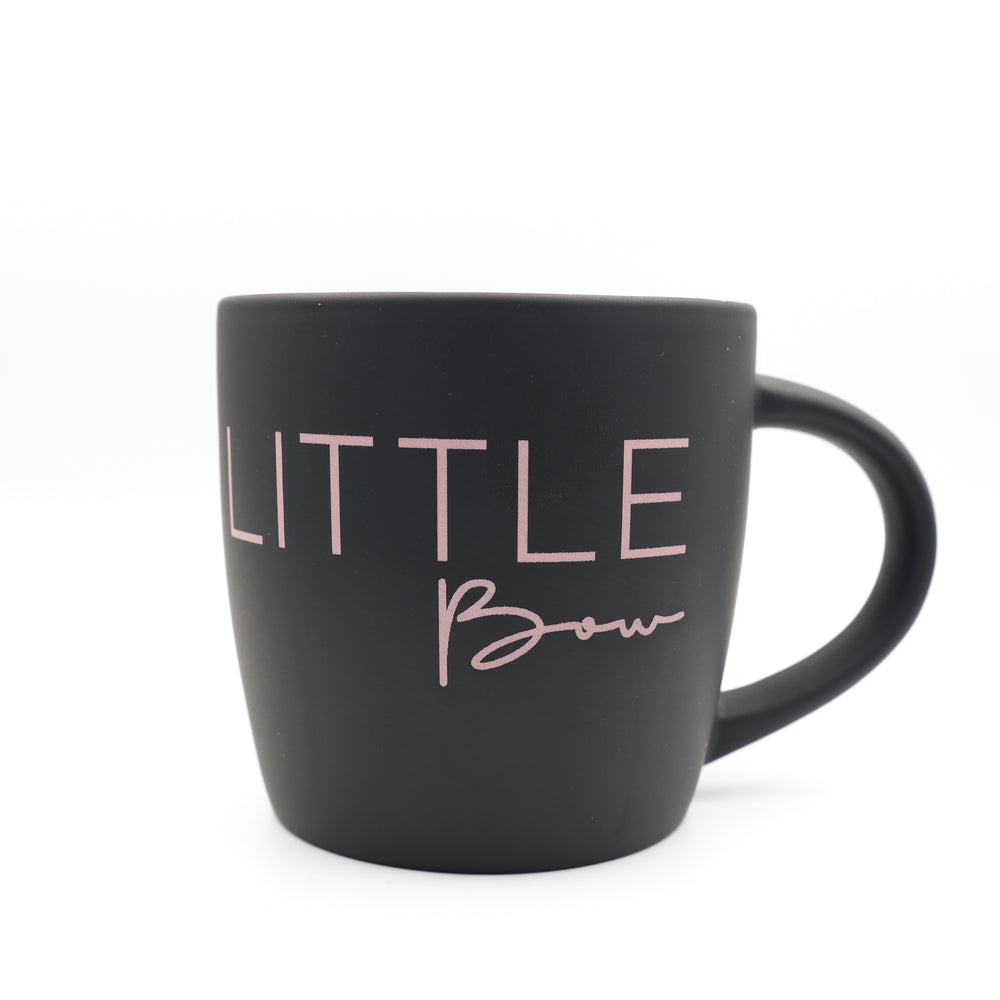 Kubek grawerowany z napisem LITTLEBOW i logo Kokardeczka