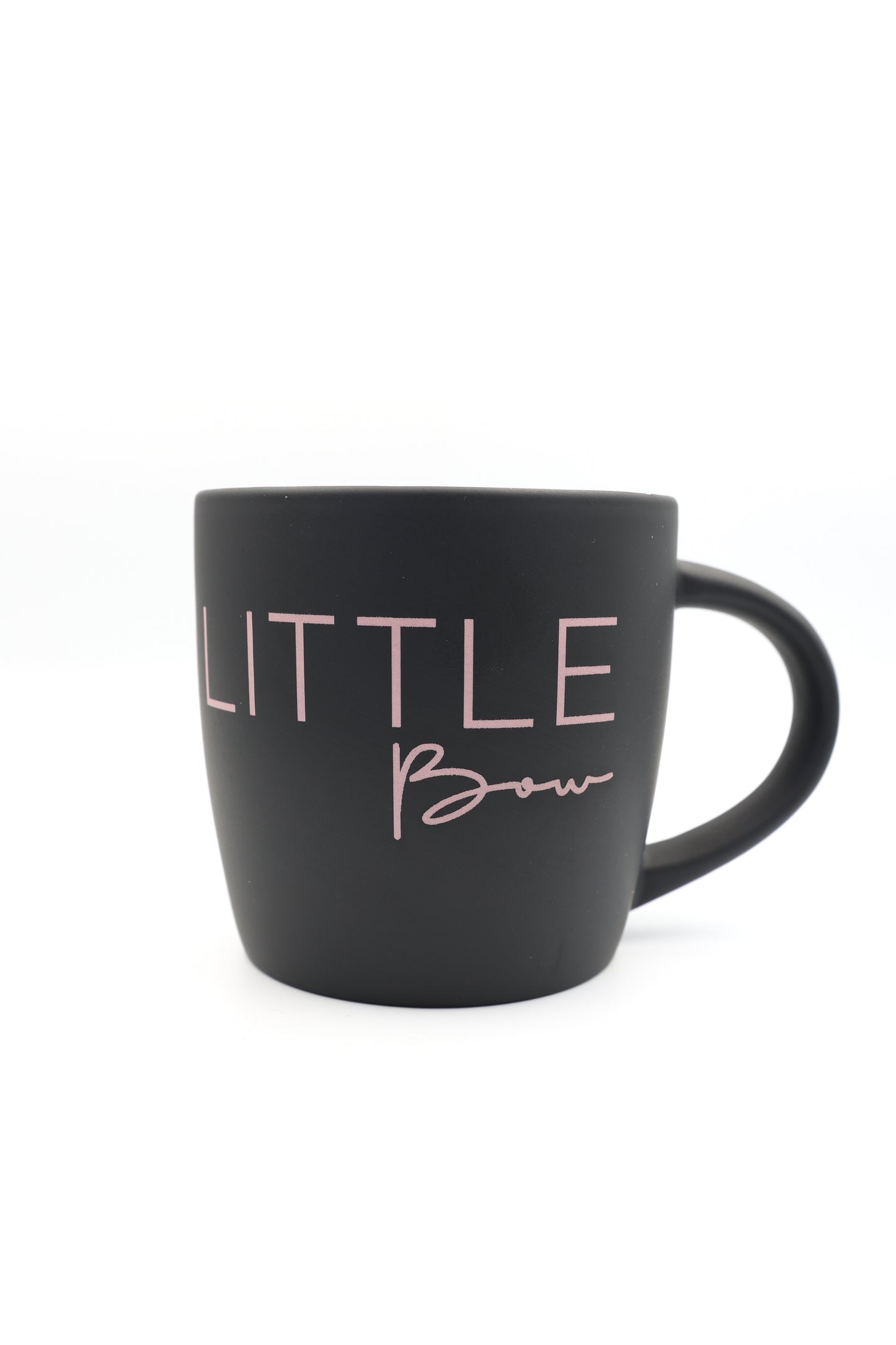 Kubek grawerowany z napisem LITTLEBOW i logo Kokardeczka