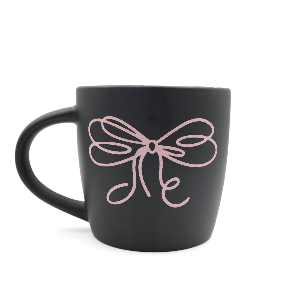 Kubek grawerowany z napisem LITTLEBOW i logo Kokardeczka