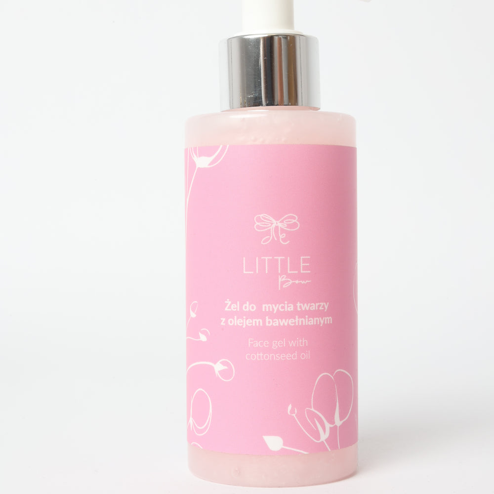 Żel do twarzy z olejem bawełnianym Little Bow Cosmetics