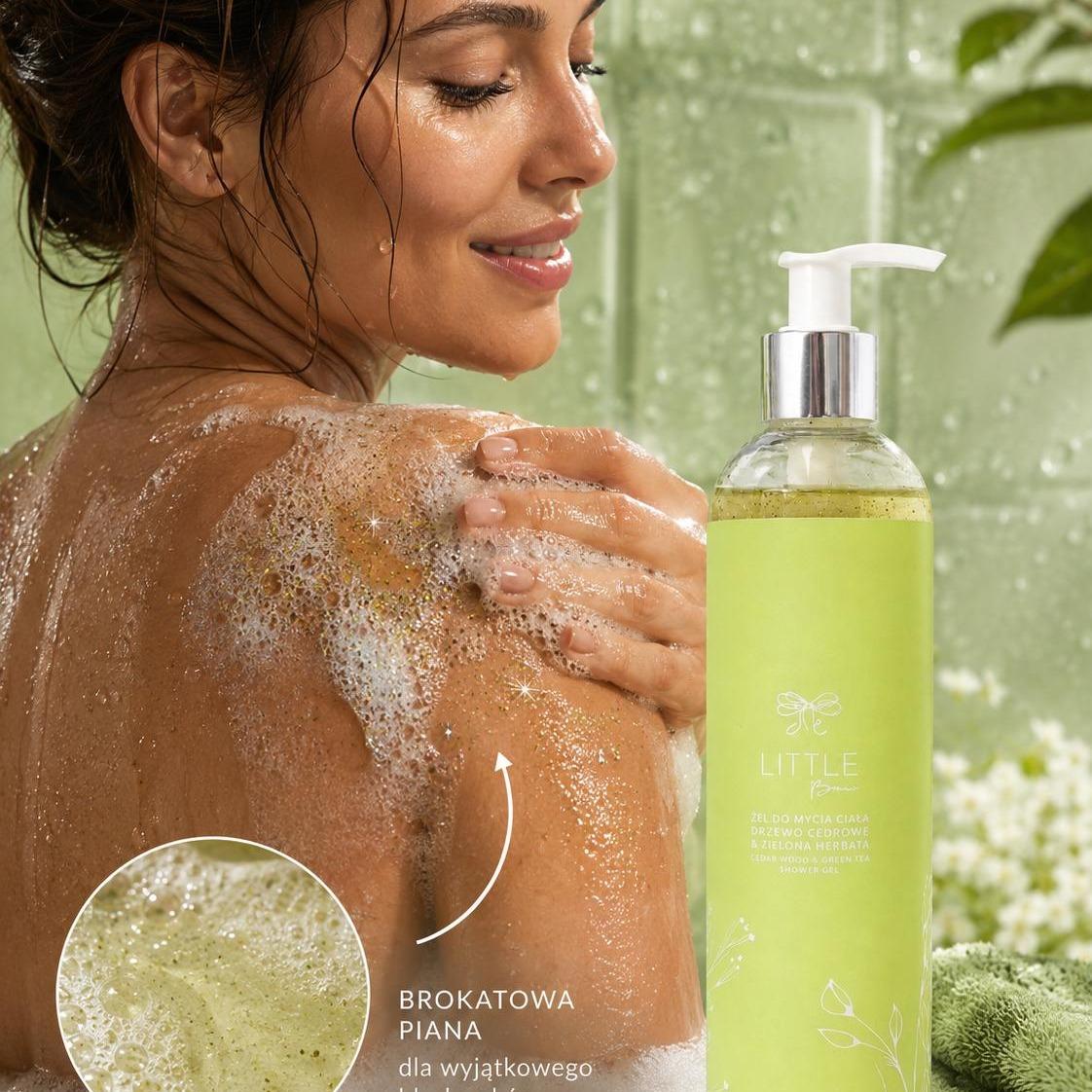 Żel DRZEWO CEDROWE & ZIELONA HERBATA Littlebow 300 ml