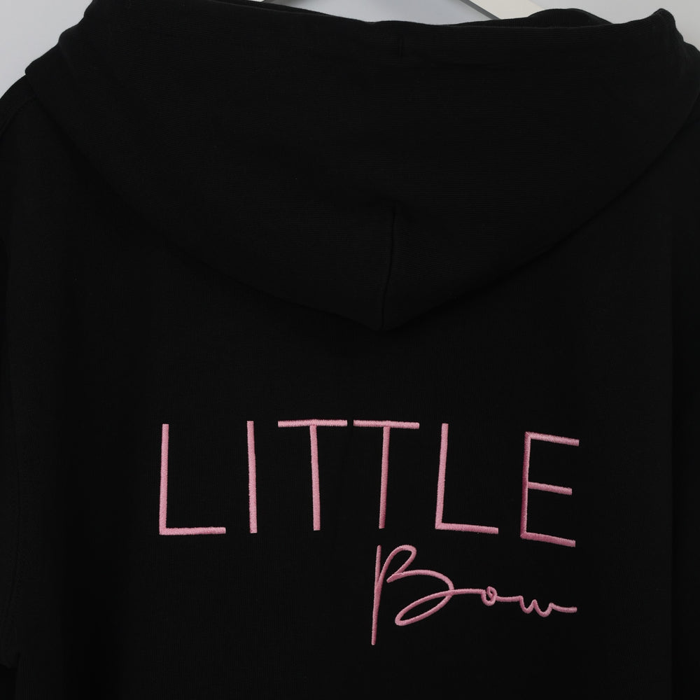 
                  
                    Bluza z kapturem haft Little Bow na zamek - szelki
                  
                