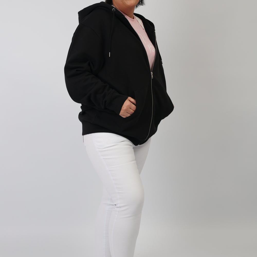 
                  
                    Bluza z kapturem haft Little Bow na zamek - szelki
                  
                