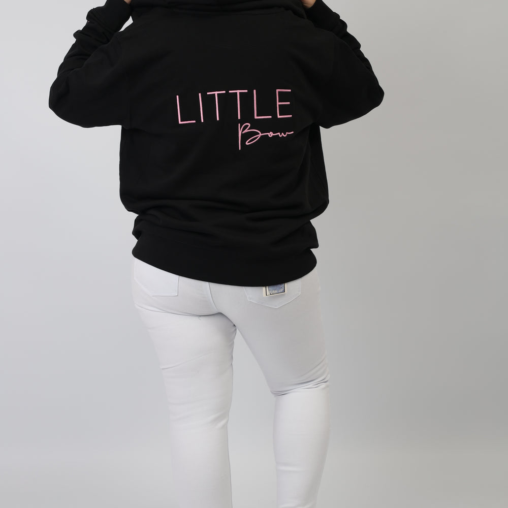 
                  
                    Bluza z kapturem haft Little Bow na zamek - szelki
                  
                