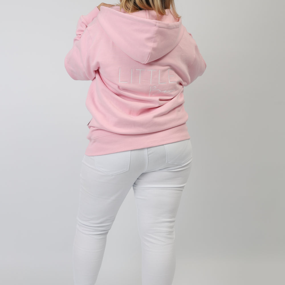 
                  
                    Bluza z kapturem haft Little Bow na zamek - szelki
                  
                