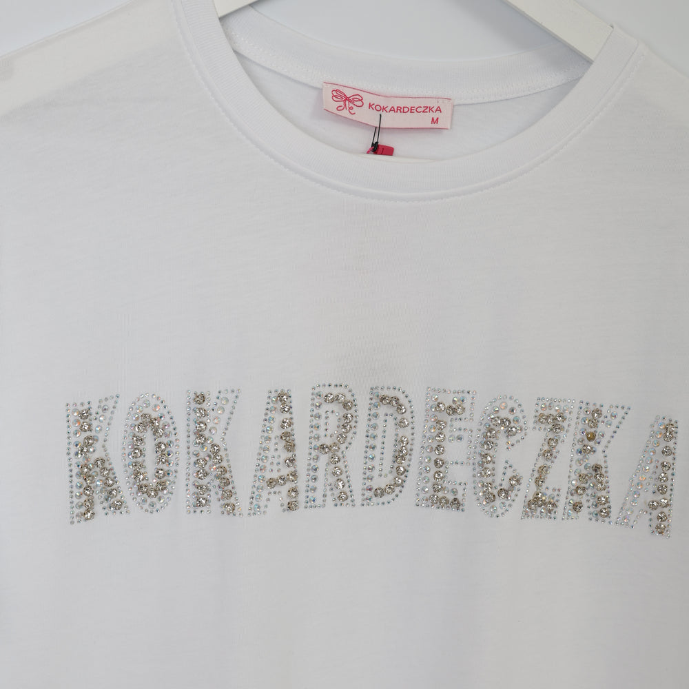 
                  
                    Koszulka napis kokardeczka cyrkonie
                  
                