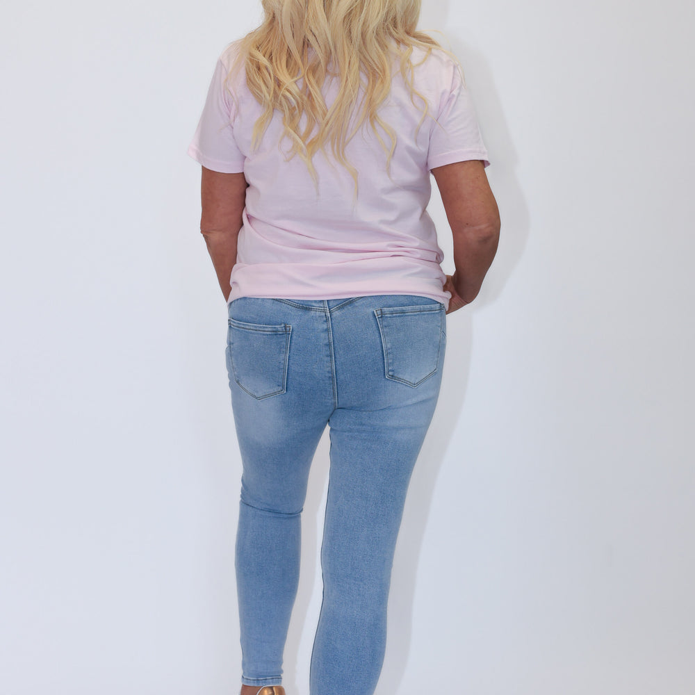 
                  
                    SPODNIE JEANS NAPISY - LITTLEBOW
                  
                