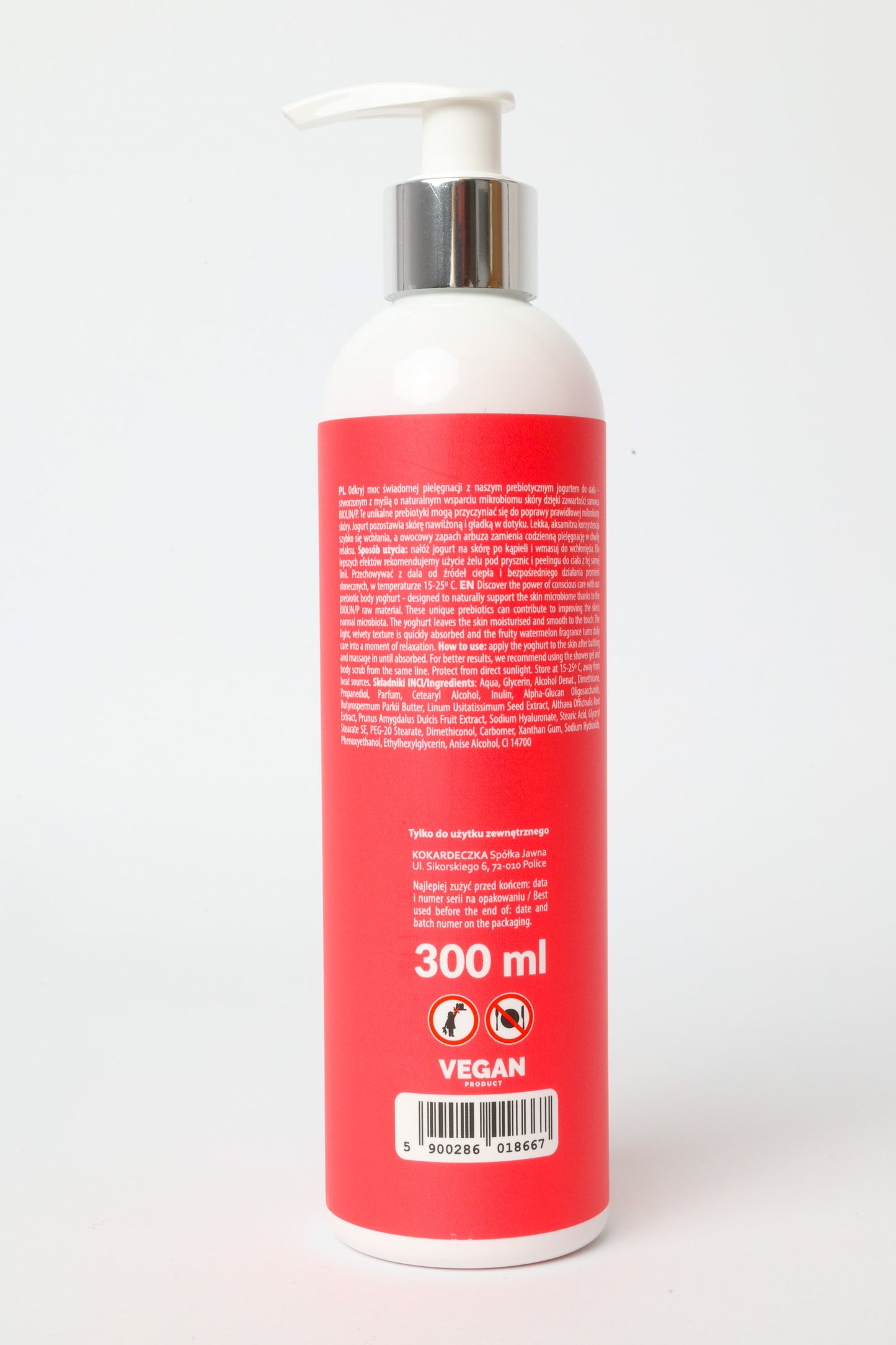 Jogurt prebiotyczny do ciała ARBUZ 300ml