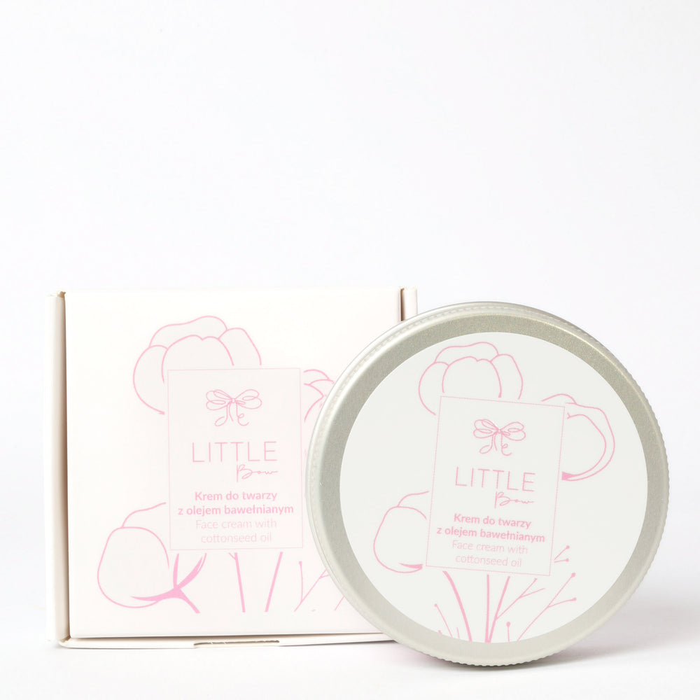 Krem do twarzy z olejem bawełnianym Little Bow Cosmetics
