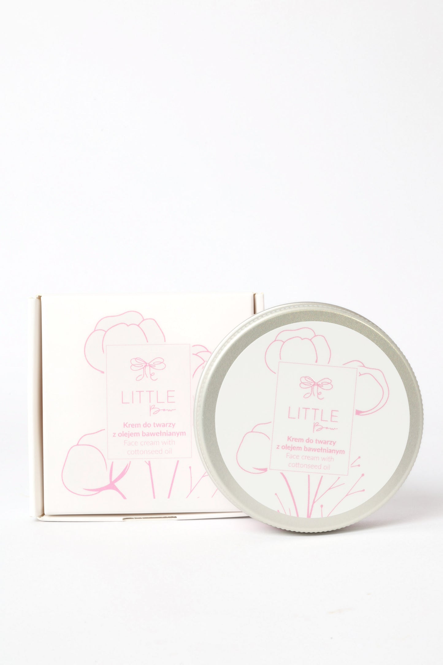 Krem do twarzy z olejem bawełnianym Little Bow Cosmetics
