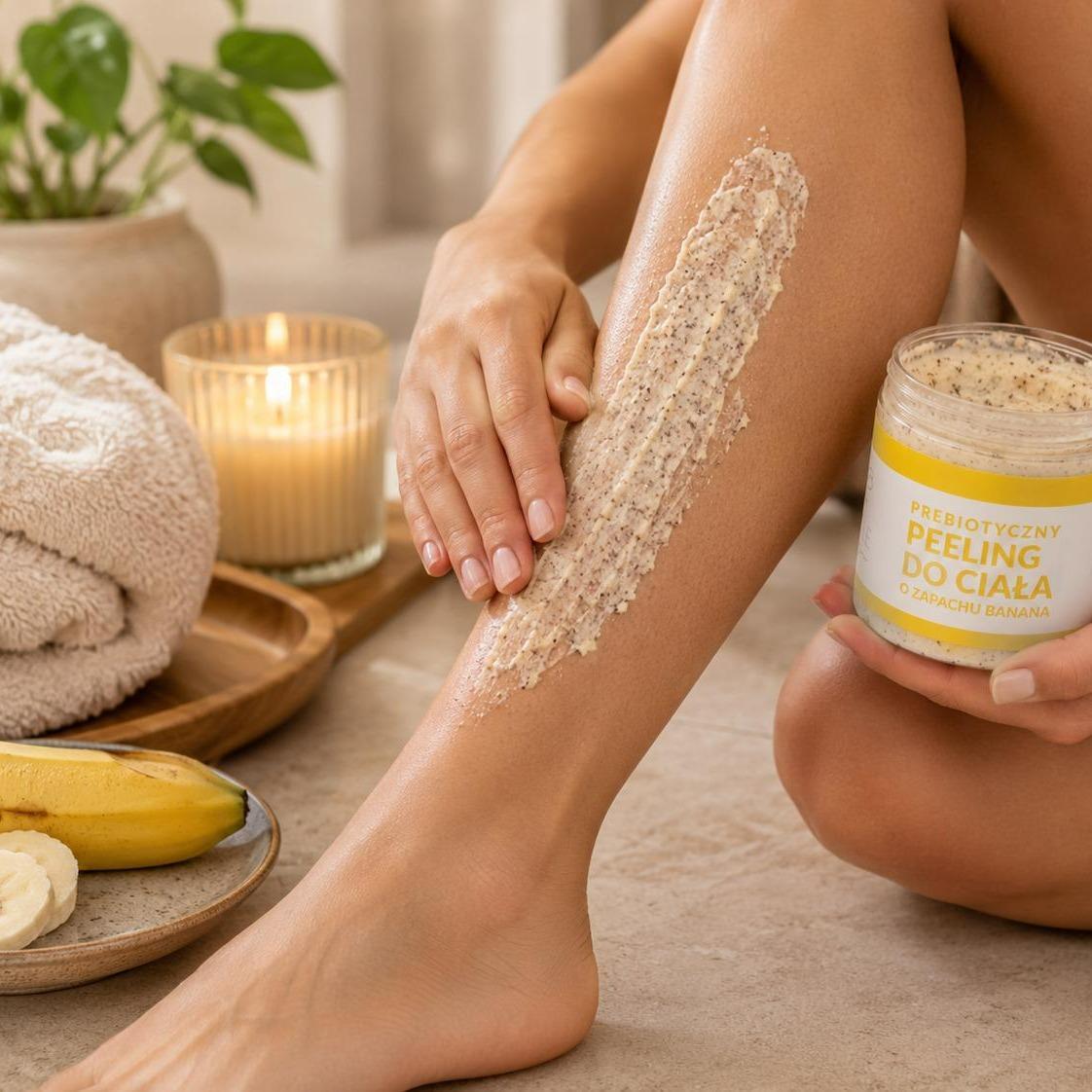 Peeling prebiotyczny do ciała BANAN 250ml - UJĘDRNIENIE